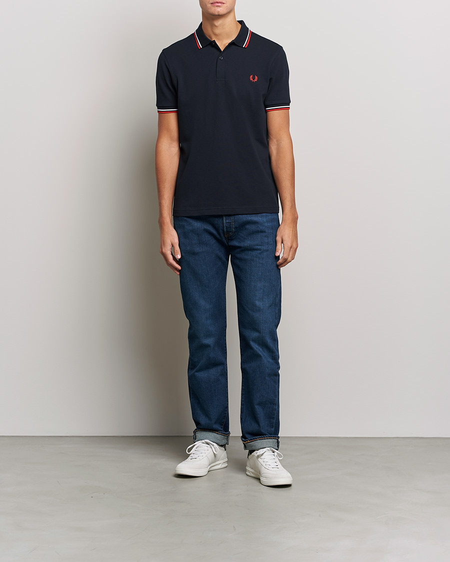 Men |  | Fred Perry | Twin Tip Polo Navy