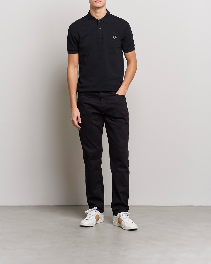 Men | Clothing | Fred Perry | Plain Polo Black