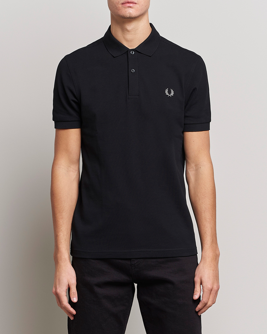 Men | Fred Perry | Fred Perry | Plain Polo Black
