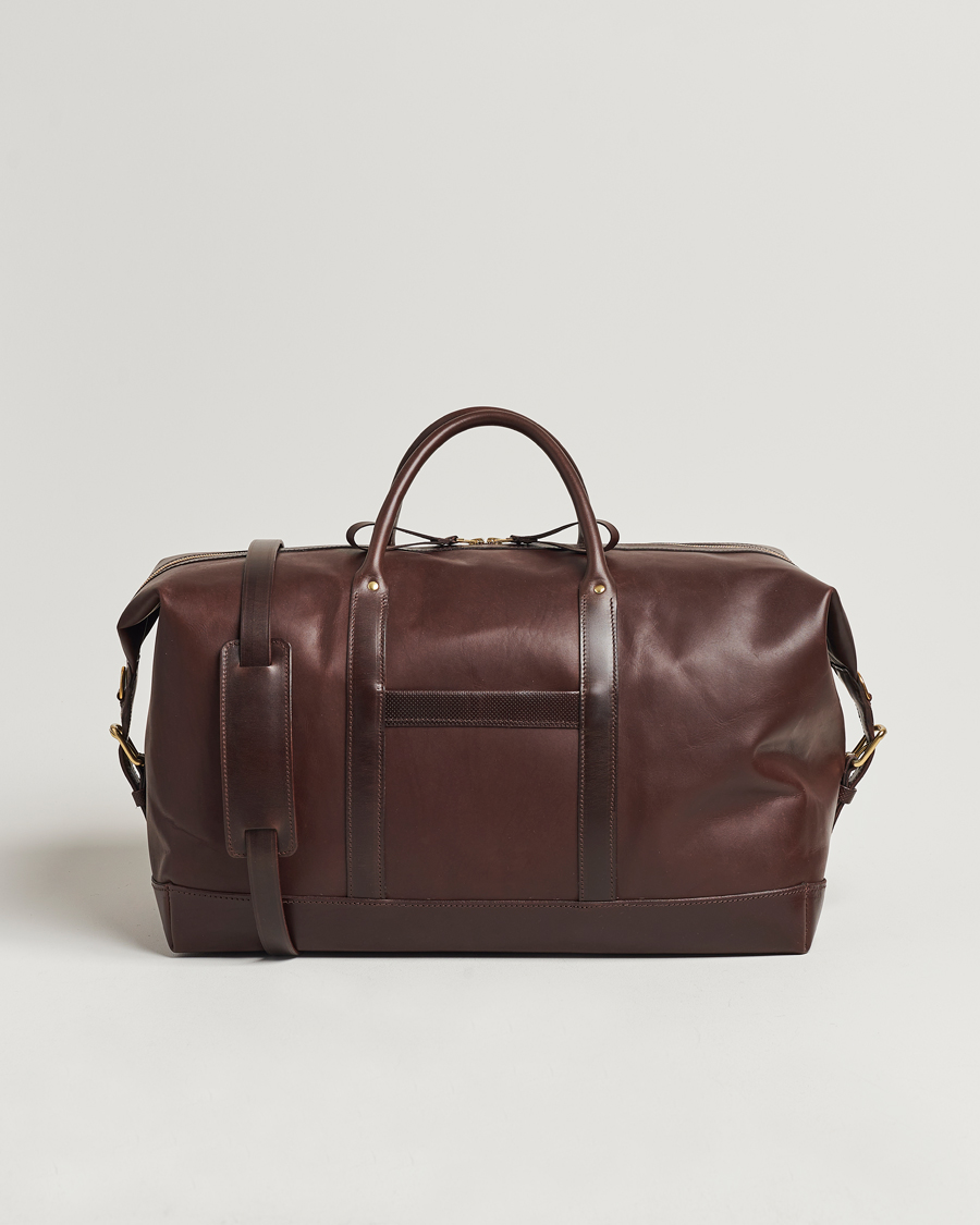 Men | Bags | Tärnsjö Garveri | TG1873 Weekender Large Dark Brown