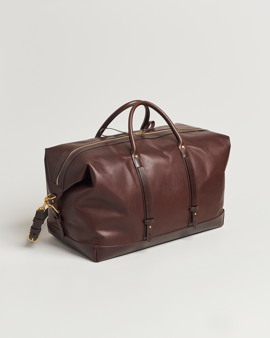 Men | Bags | Tärnsjö Garveri | TG1873 Weekender Large Dark Brown