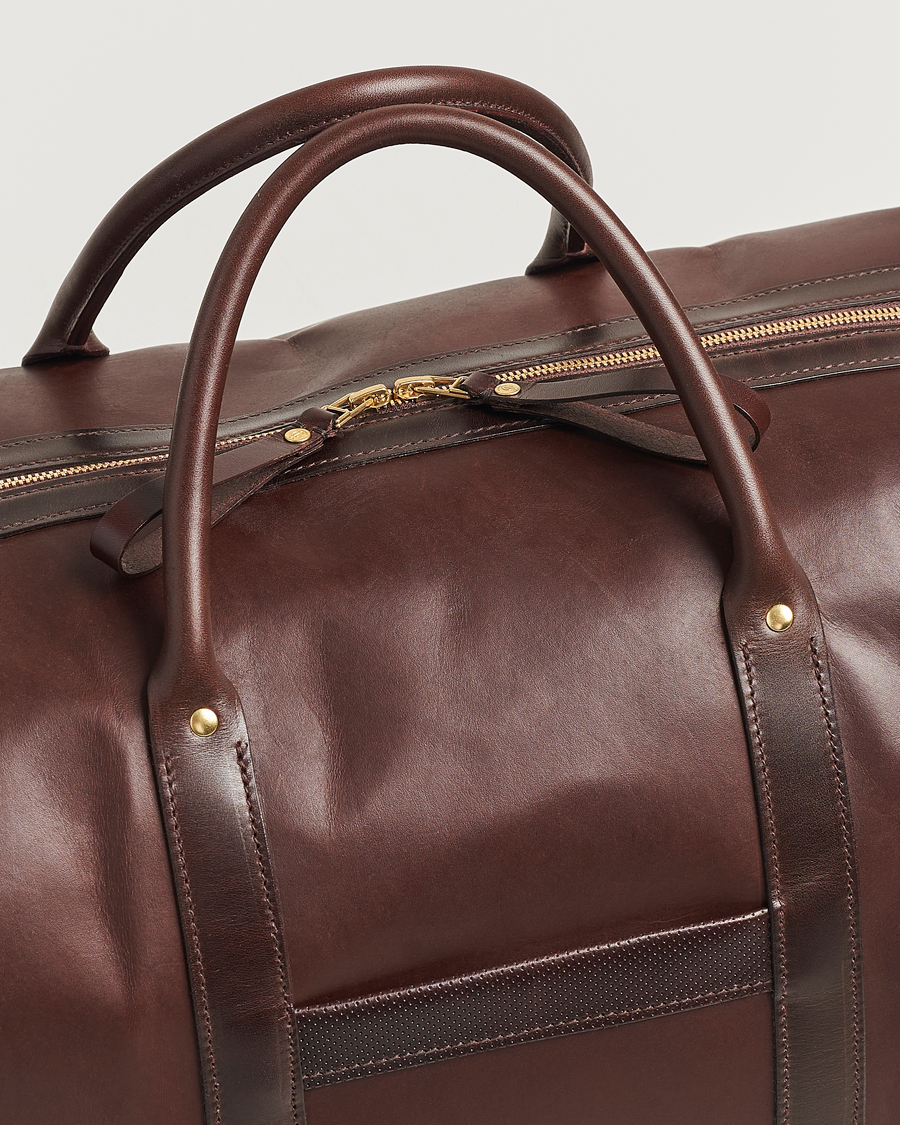Men | Bags | Tärnsjö Garveri | TG1873 Weekender Large Dark Brown