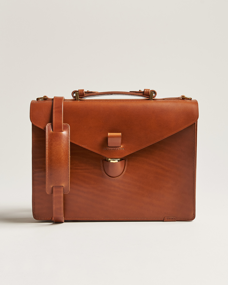 Men | Bags | Tärnsjö Garveri | TG1873 Briefcase Cognac