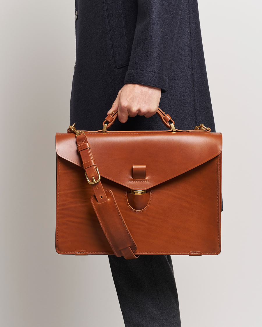 Men | Bags | Tärnsjö Garveri | TG1873 Briefcase Cognac