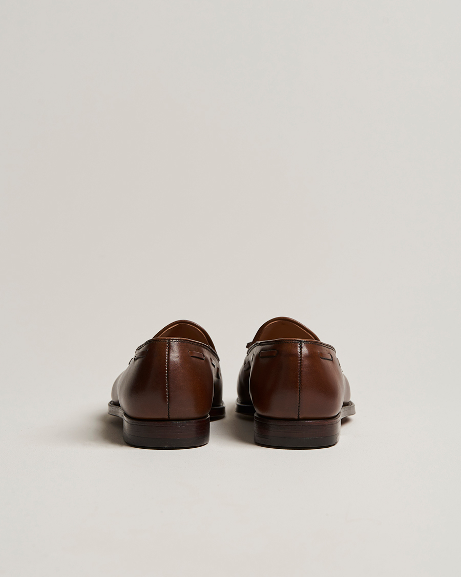 Men | Loafers | Crockett & Jones | Cavendish Tassel Loafer Dark Brown Calf