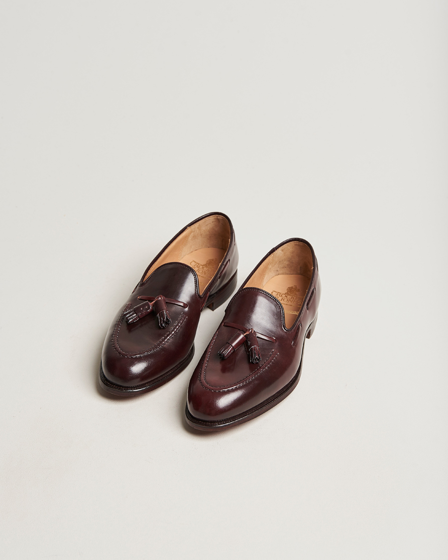 Men | Crockett & Jones Cavendish Tassel Loafer Burgundy Cordovan | Crockett & Jones | Cavendish Tassel Loafer Burgundy Cordovan
