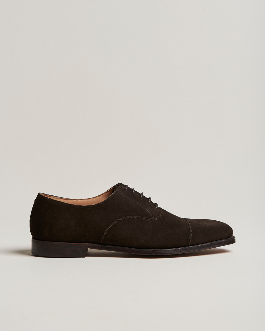 Crockett & Jones Hallam Oxford Espresso Suede at CareOfCarl.com