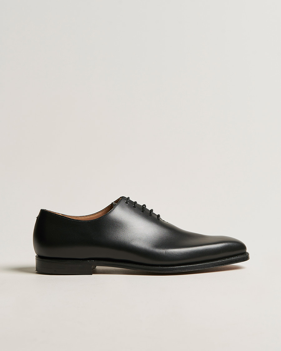 Men | Oxford Shoes | Crockett & Jones | Alex Wholecut Oxford Black Calf