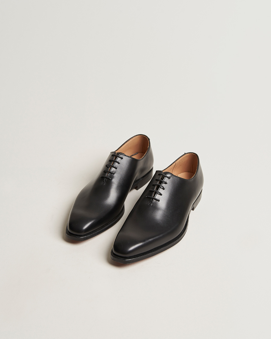Men | Handmade Shoes | Crockett & Jones | Alex Wholecut Oxford Black Calf