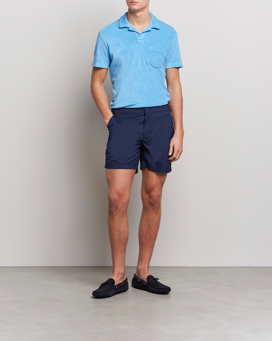 Men | Polo Shirts | Orlebar Brown | Terry Polo Riviera