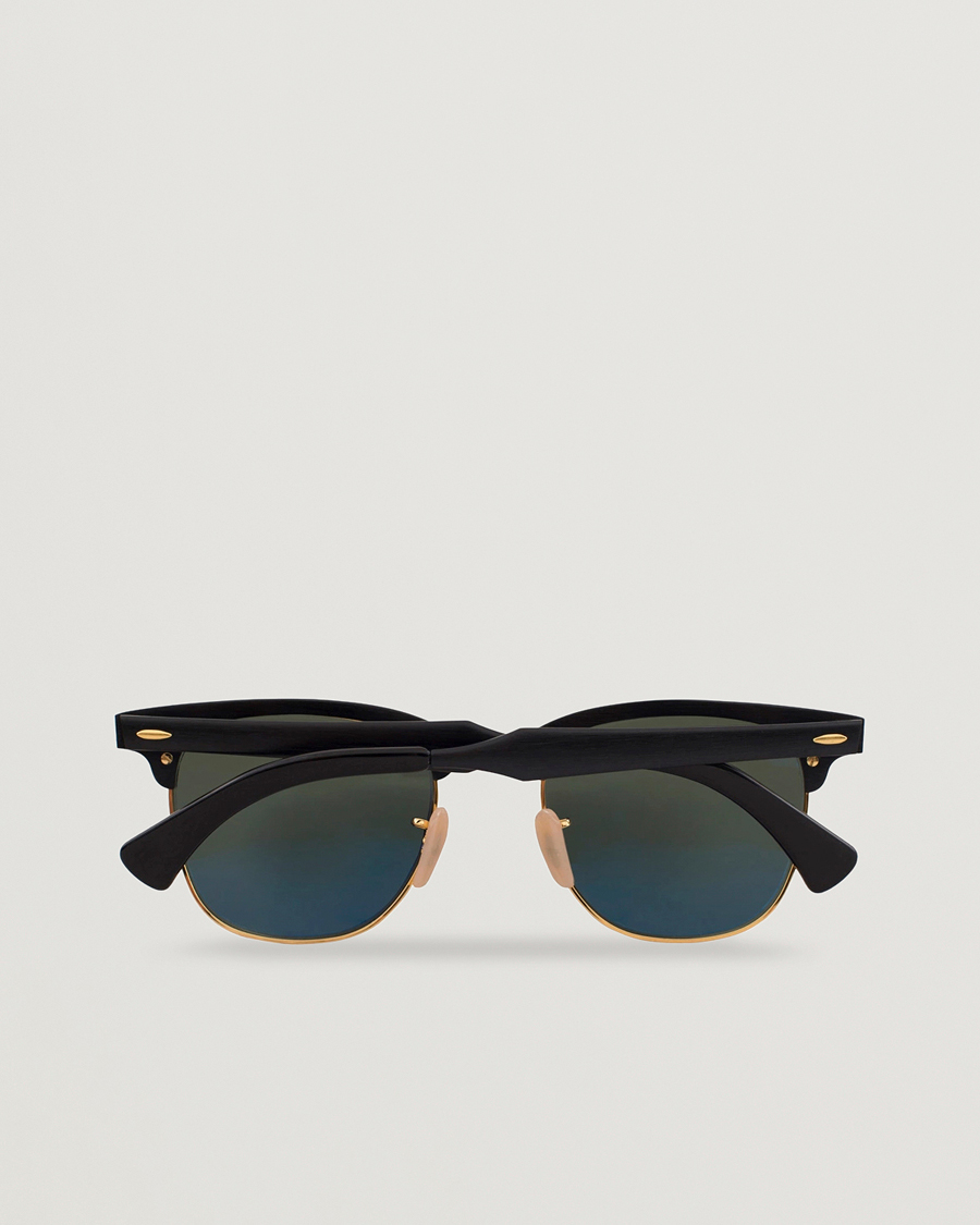 Men | Sunglasses | Ray-Ban | 0RB3507 Clubmaster Sunglasses Black Arista/Polar Green