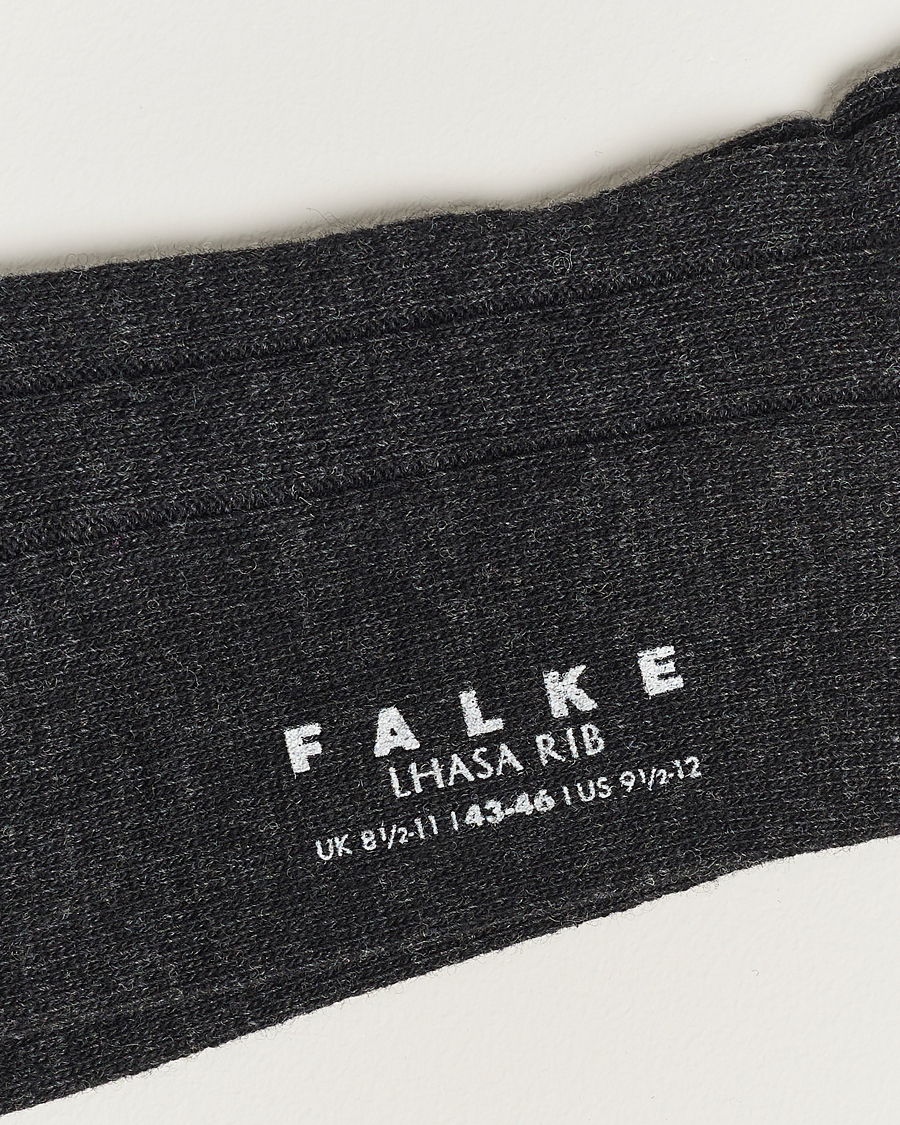 Men | Falke | Falke | Lhasa Cashmere Socks Antracite Grey