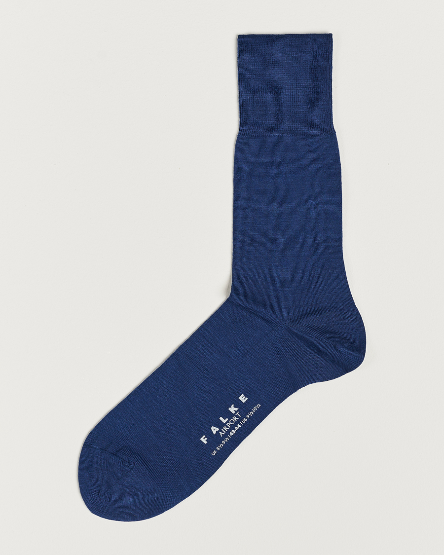 Men |  | Falke | Airport Socks Indigo Blue