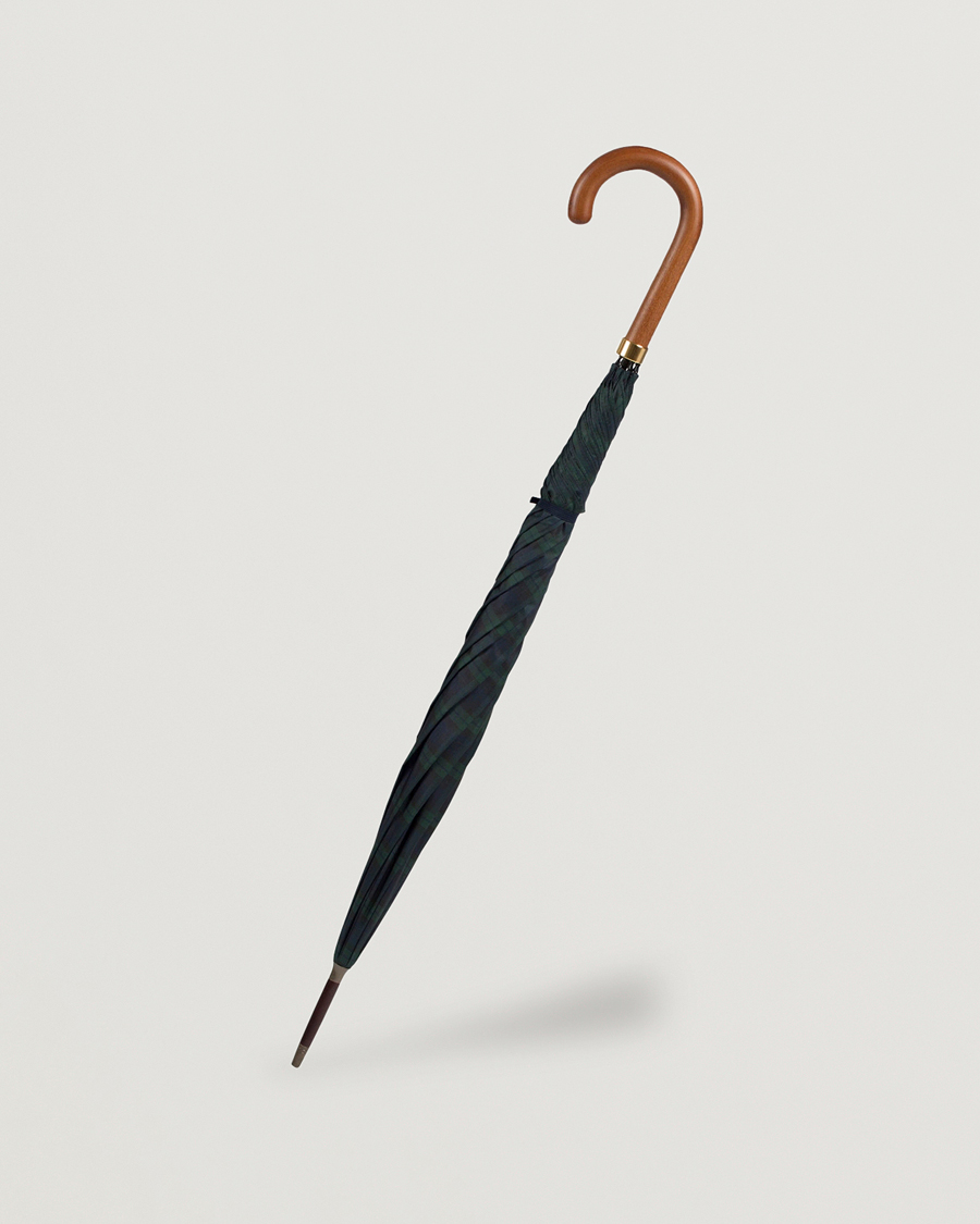 Men | Umbrellas | Fox Umbrellas | Hardwood Umbrella Blackwatch Tartan