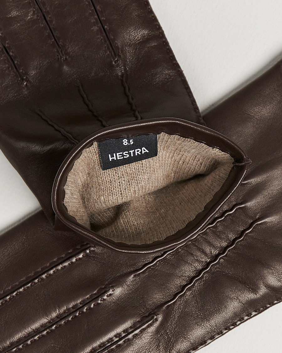Men | Warming accessories | Hestra | Edward Wool Liner Glove Espresso