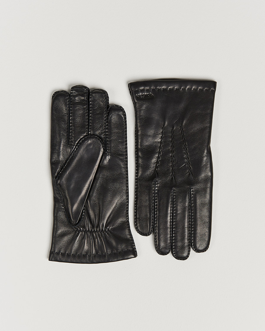 Men | Accessories | Hestra | Edward Wool Liner Glove Black