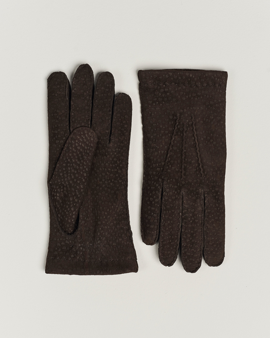 Men | Hestra Carpincho Handsewn Cashmere Glove Espresso Brown | Hestra | Carpincho Handsewn Cashmere Glove Espresso Brown
