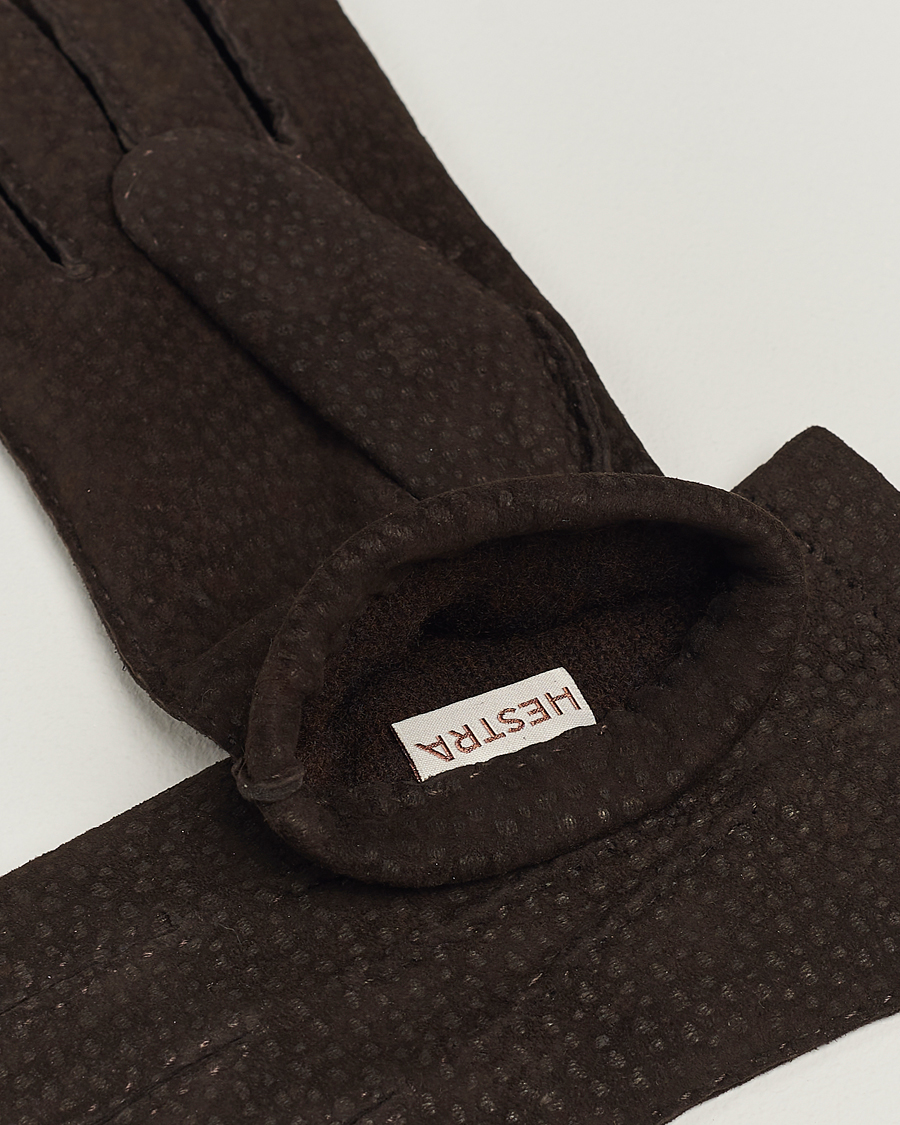Men | Hestra Carpincho Handsewn Cashmere Glove Espresso Brown | Hestra | Carpincho Handsewn Cashmere Glove Espresso Brown
