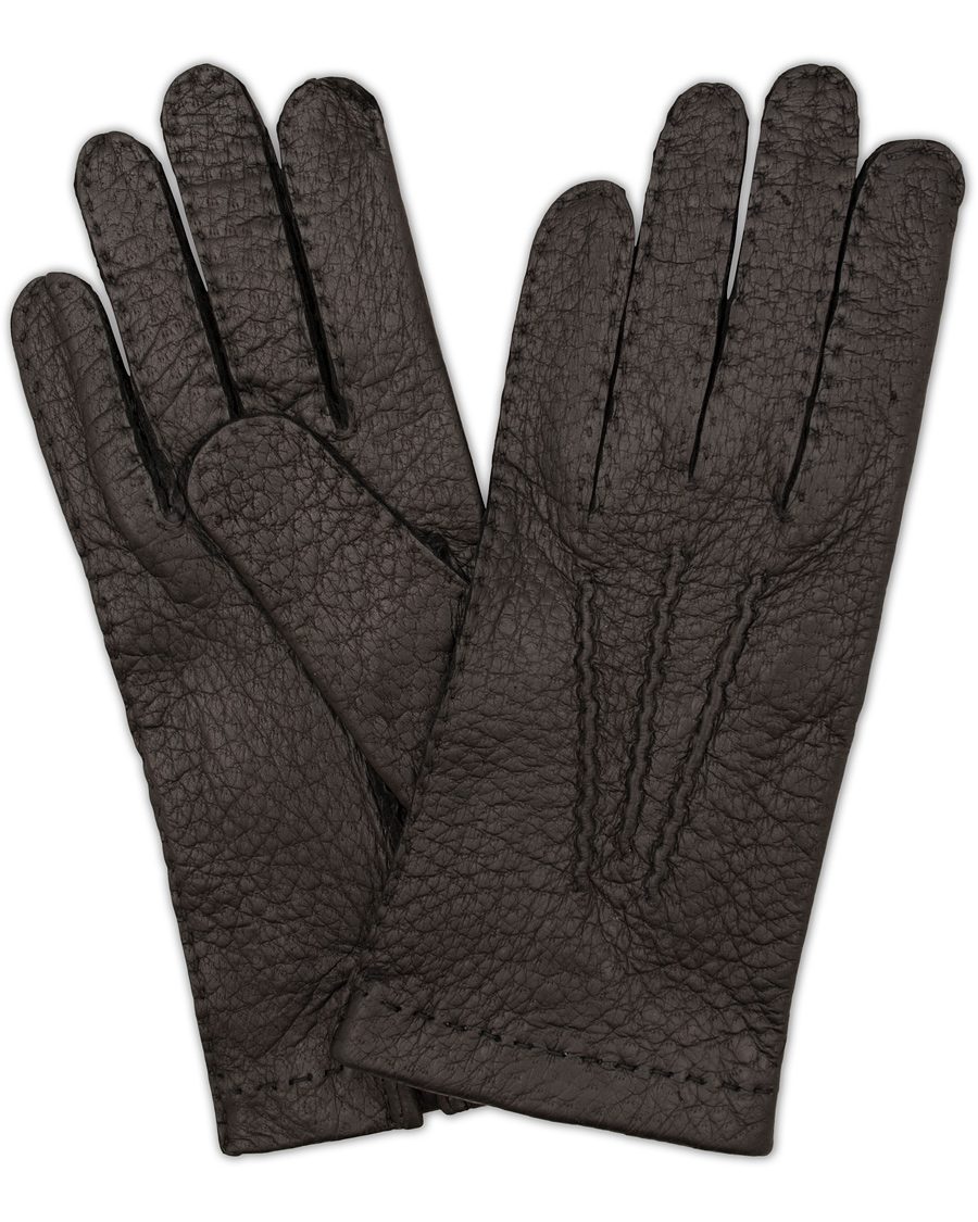 Men | Hestra Peccary Handsewn Unlined Glove Black | Hestra | Peccary Handsewn Unlined Glove Black