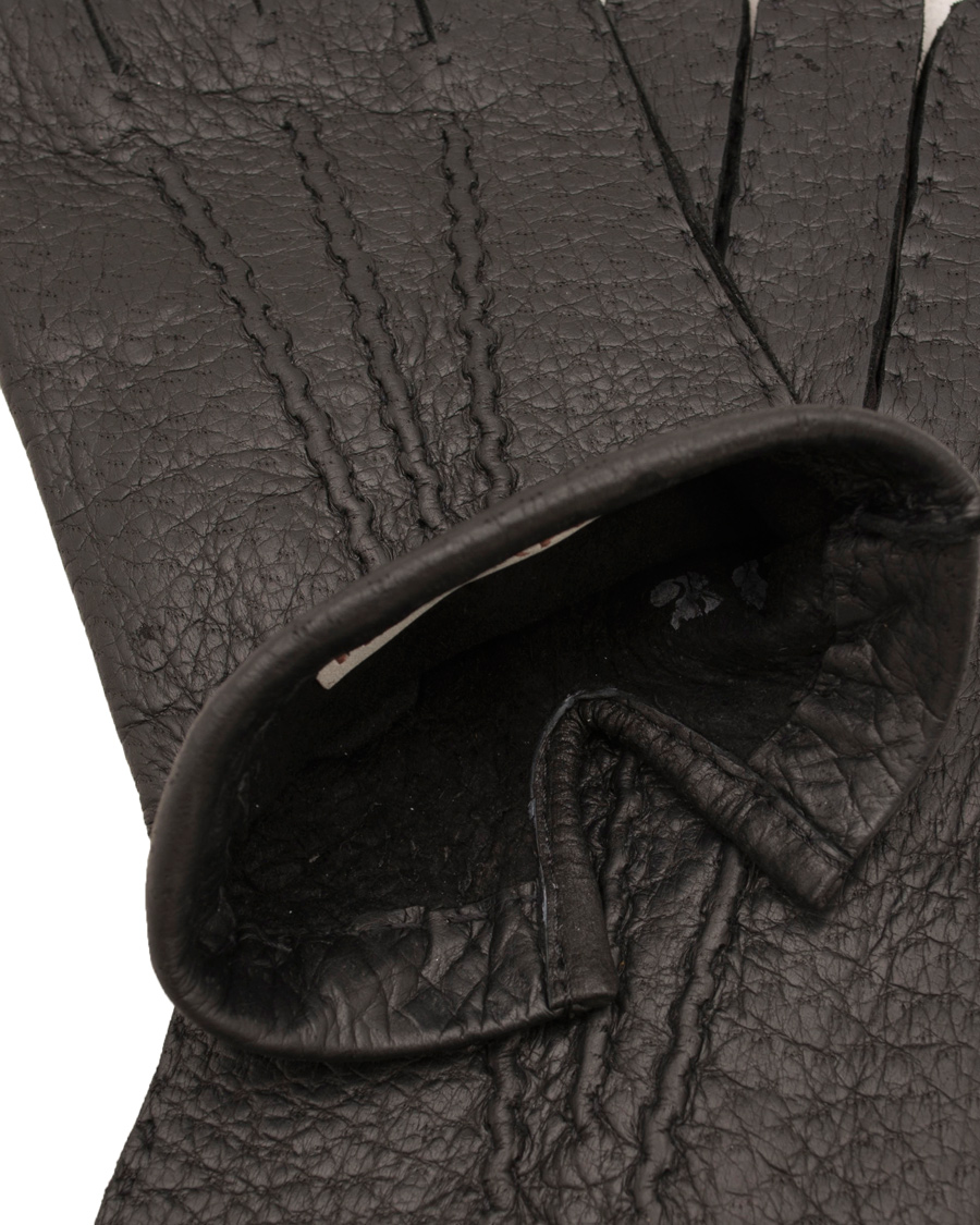 Men | Hestra Peccary Handsewn Unlined Glove Black | Hestra | Peccary Handsewn Unlined Glove Black