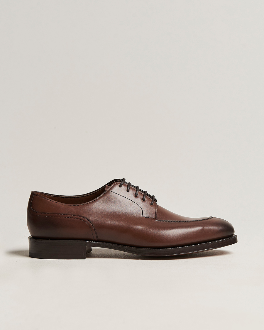 Men | Derby Shoes | Edward Green | Dover Split Toe Dark Oak Calf