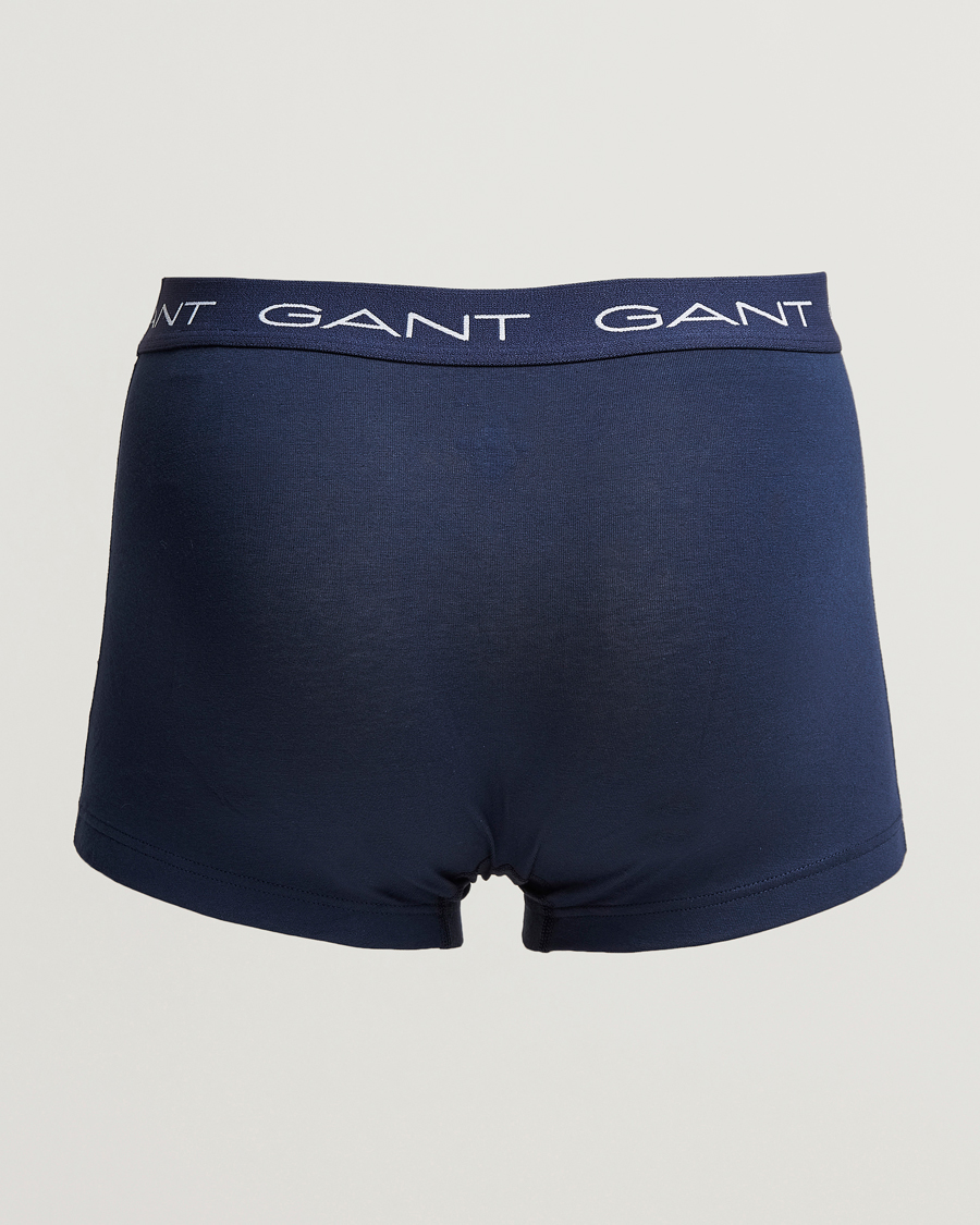 Men | Underwear & Socks | GANT | 3-Pack Trunk Boxer Navy