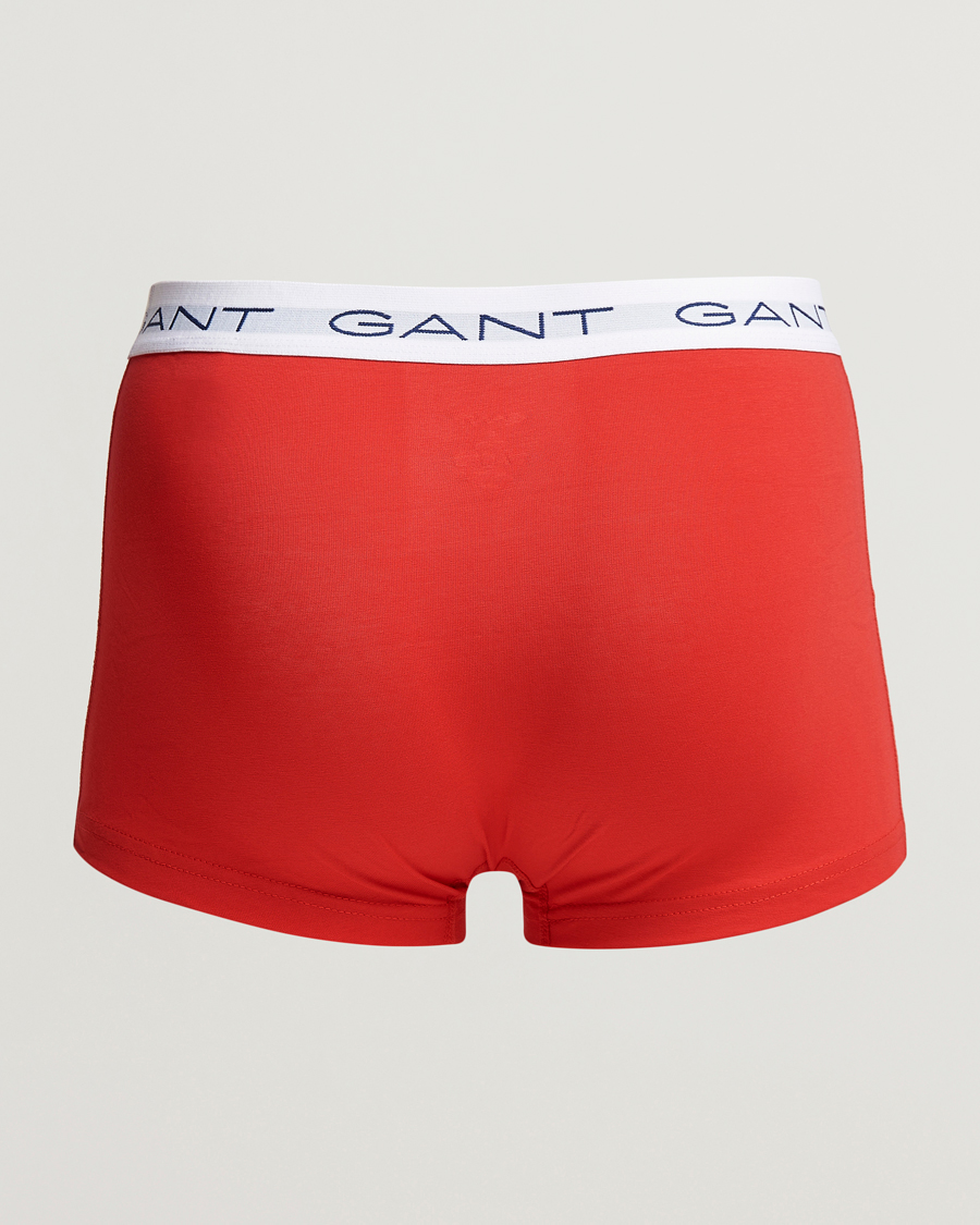 Men | Underwear & Socks | GANT | 3-Pack Trunk Boxer Red/Navy/White