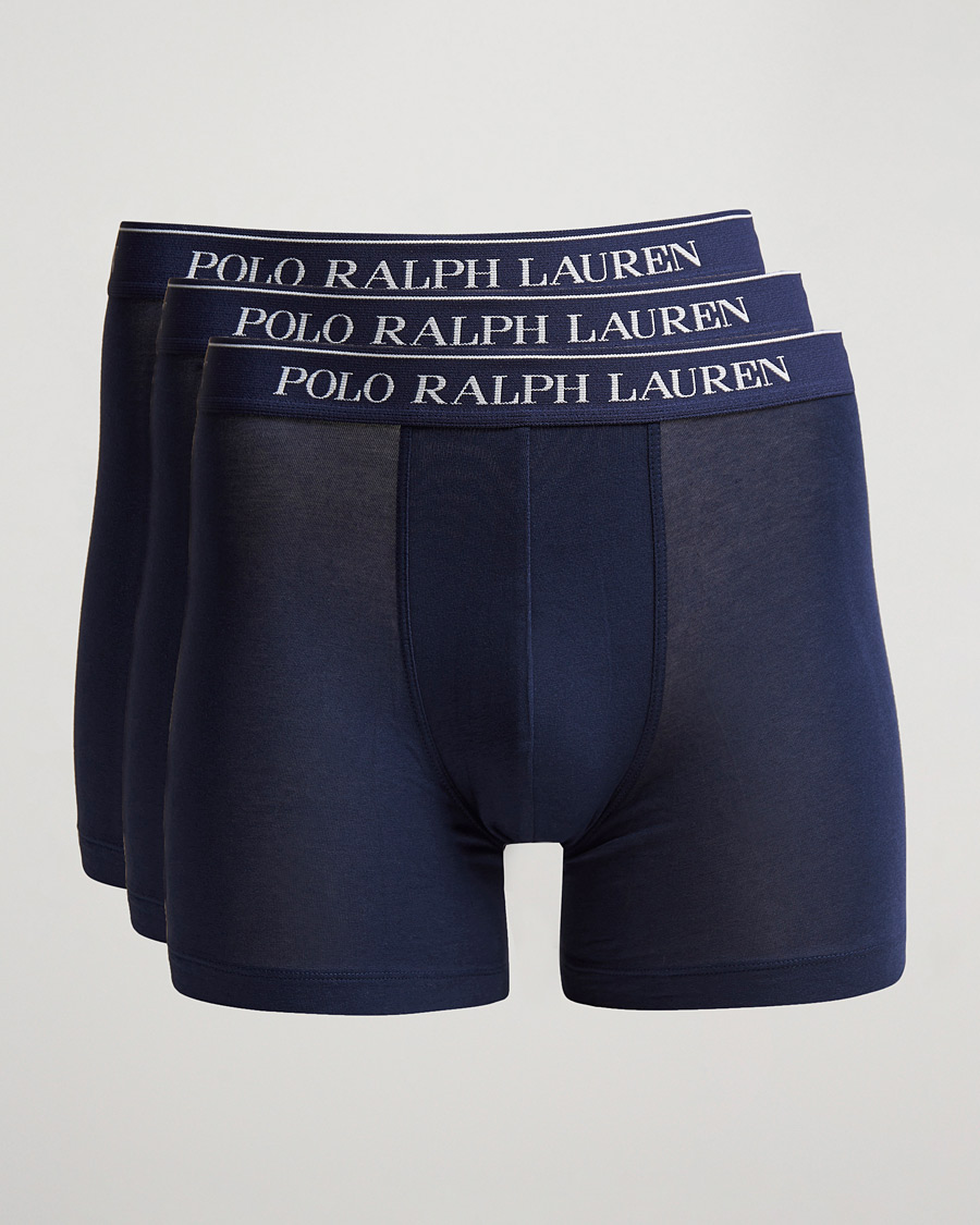 Men | Underwear & Socks | Polo Ralph Lauren | 3-Pack Boxer Brief Navy