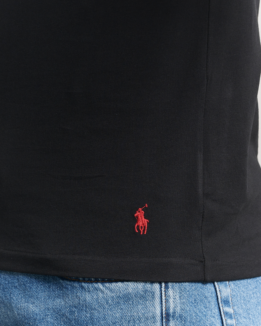 Men | T-Shirts | Polo Ralph Lauren | 2-Pack Cotton Stretch T-Shirt Black