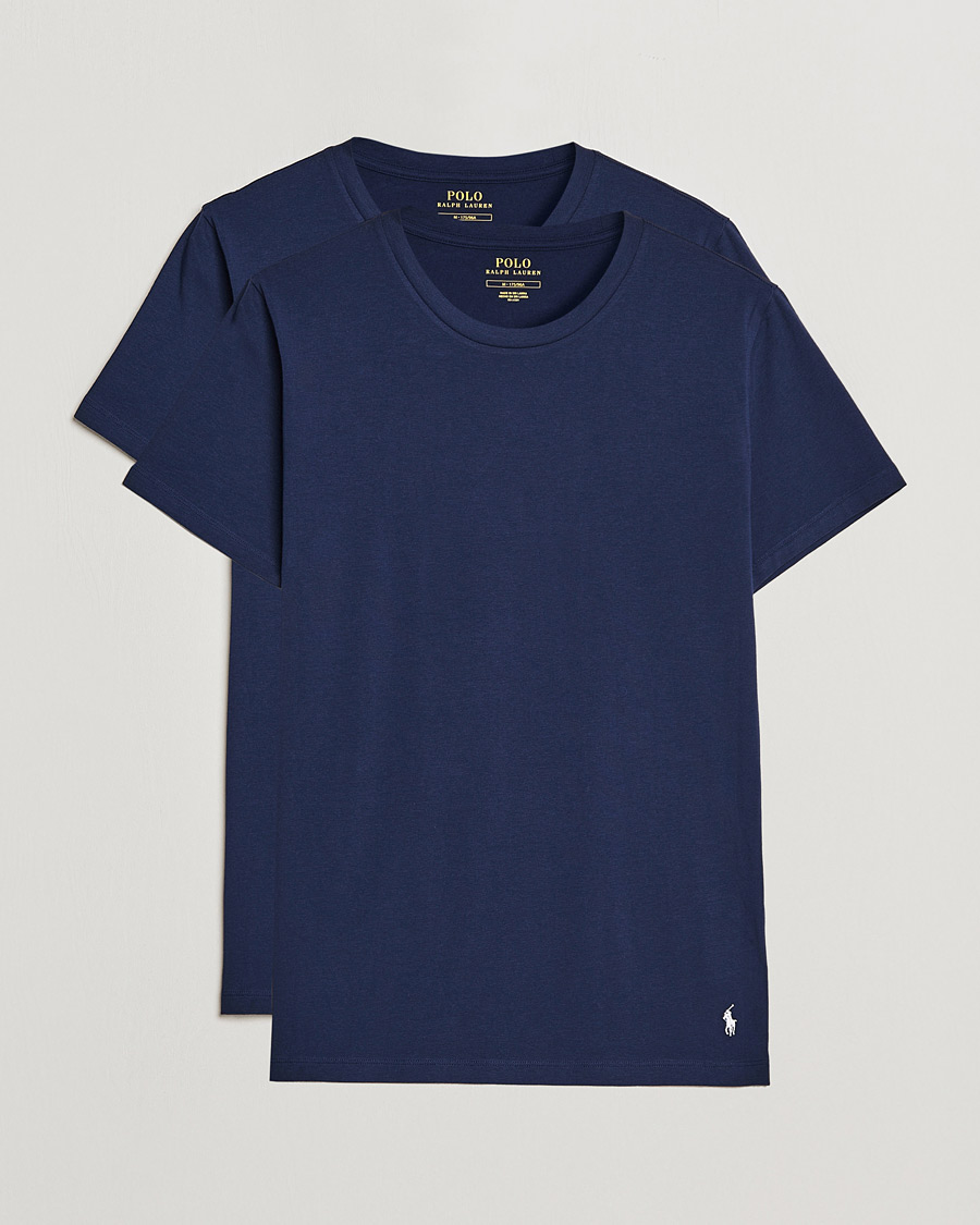 Men | T-Shirts | Polo Ralph Lauren | 2-Pack Cotton Stretch Cruise Navy