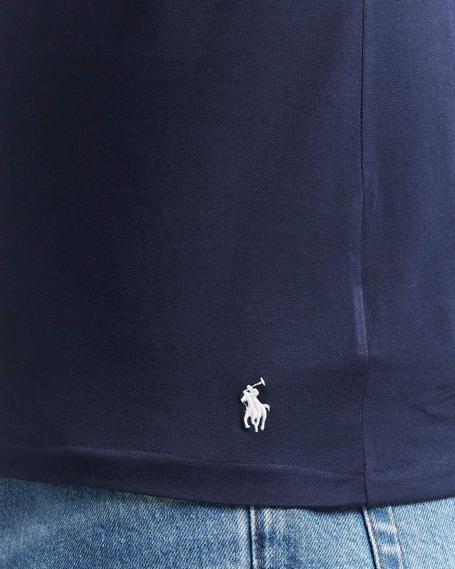Men | T-Shirts | Polo Ralph Lauren | 2-Pack Cotton Stretch T-Shirt Cruise Navy
