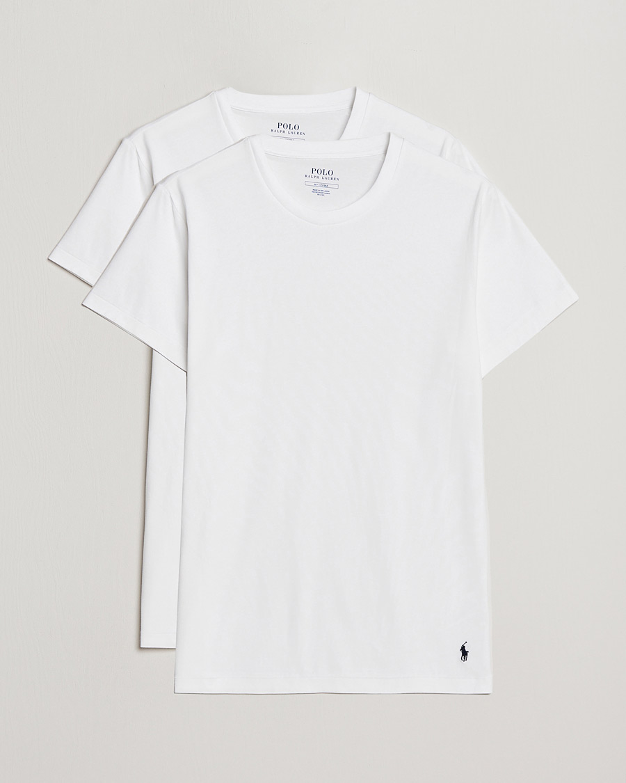 Men | T-Shirts | Polo Ralph Lauren | 2-Pack Cotton Stretch T-Shirt White