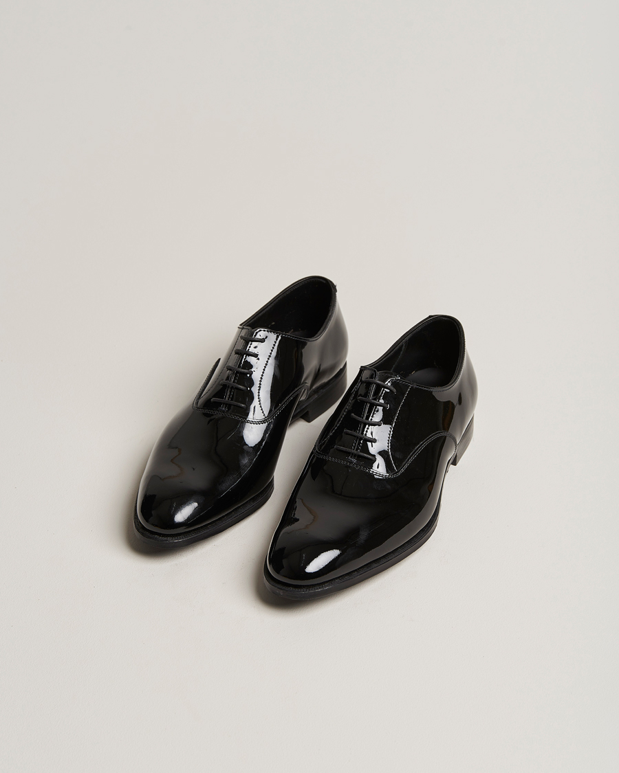 Men | Oxford Shoes | Crockett & Jones | Overton Oxfords Black Patent