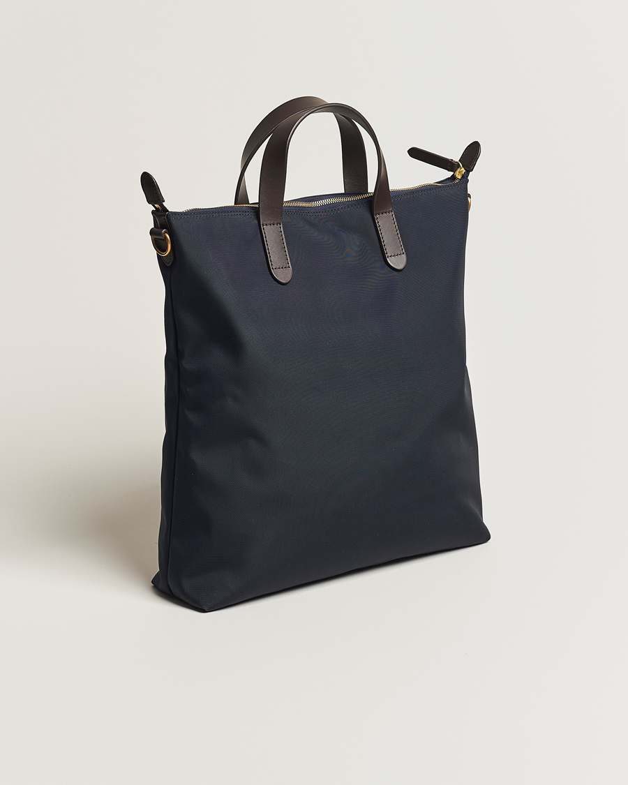 Men | Bags | Mismo | M/S Canvas Shopper Navy/Dark Brown