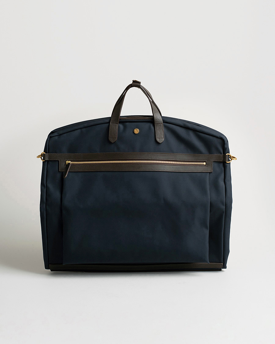 Men | Bags | Mismo | M/S Suit Carrier Navy/Dark Brown