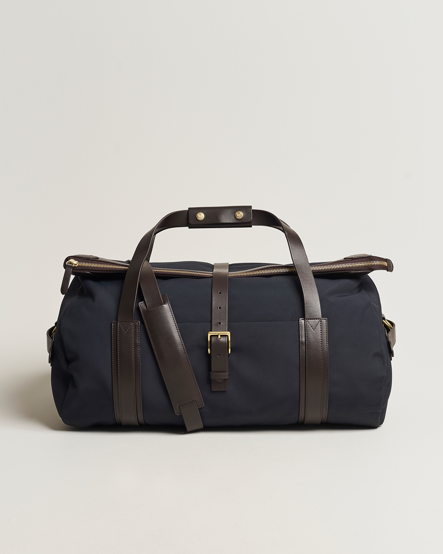 Men | Bags | Mismo | M/S Explorer Weekendbag Navy/Dark Brown