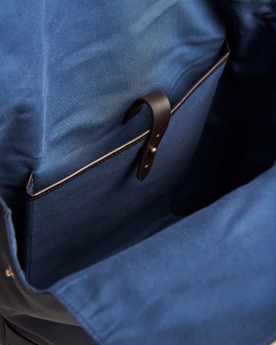 Men | Bags | Mismo | MismoM/S Nylon BackpackNavy/Dark Brown