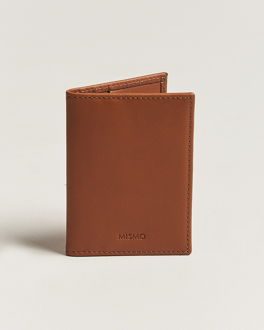 Men | Bi-fold & Zip Wallets | Mismo | Cards Leather Cardholder Tobac