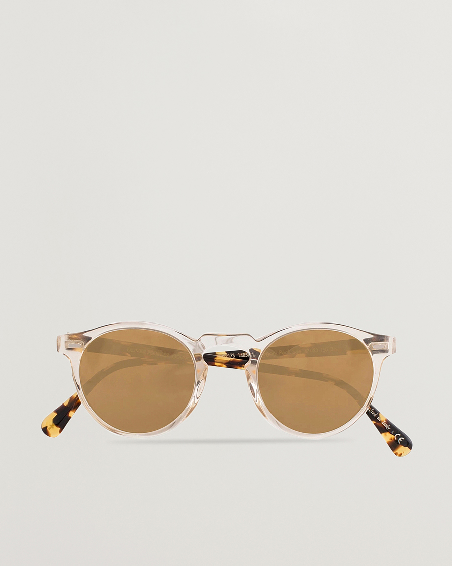 Men | Oliver Peoples | Oliver Peoples | Gregory Peck Sunglasses Honey/Gold Mirror