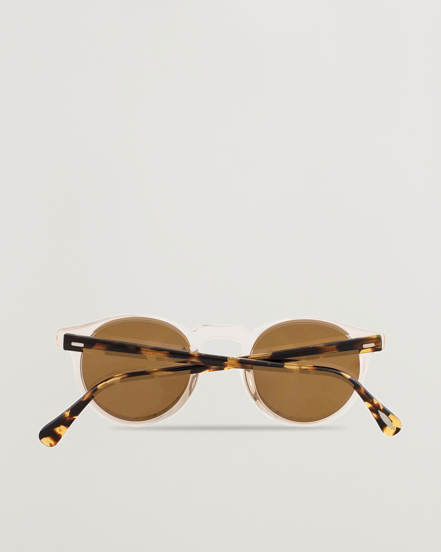 Men | Sunglasses | Oliver Peoples | Gregory Peck Sunglasses Honey/Gold Mirror