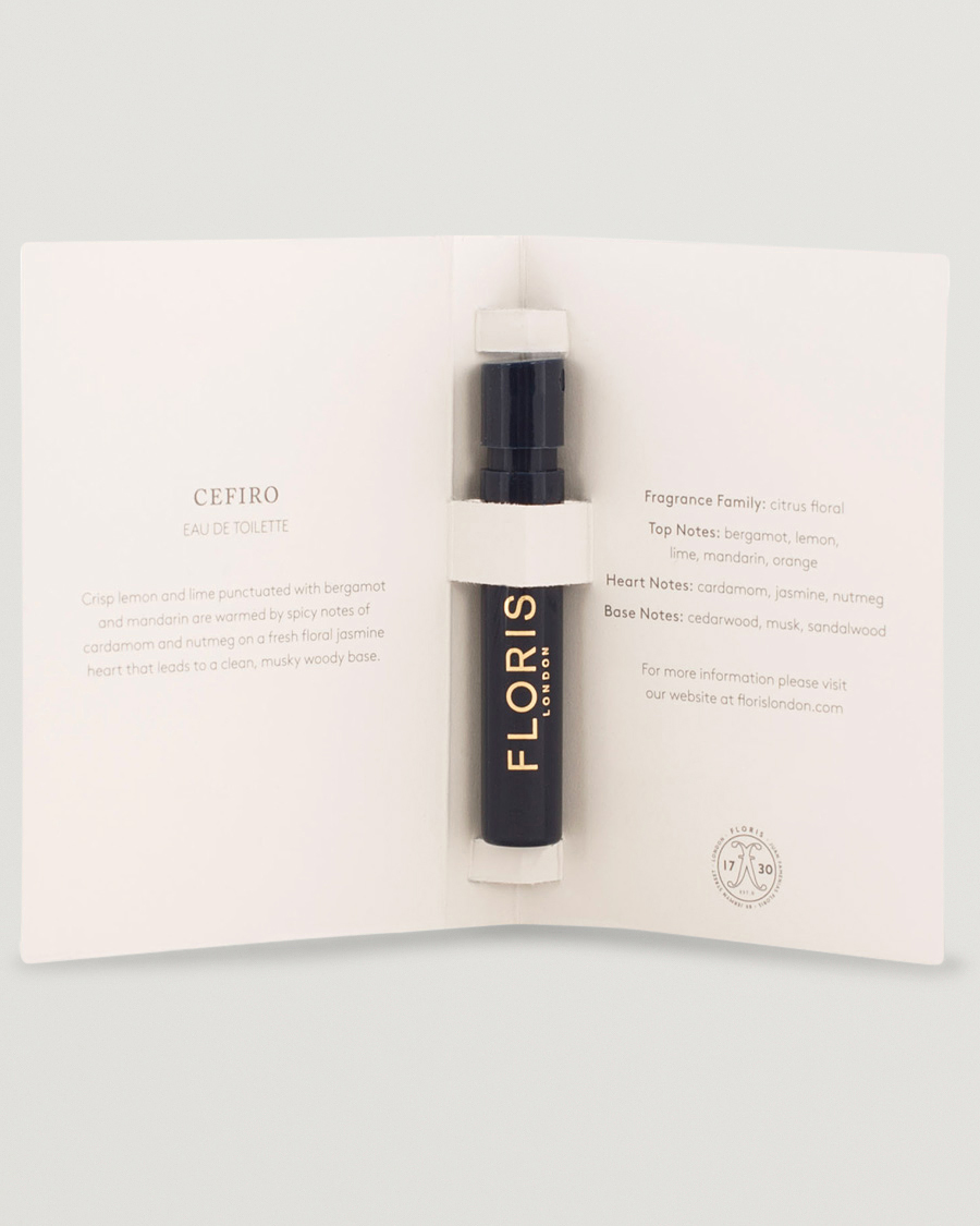 Men | Fragrances | | Floris London Cefiro Eau de Toilette 2ml Sample