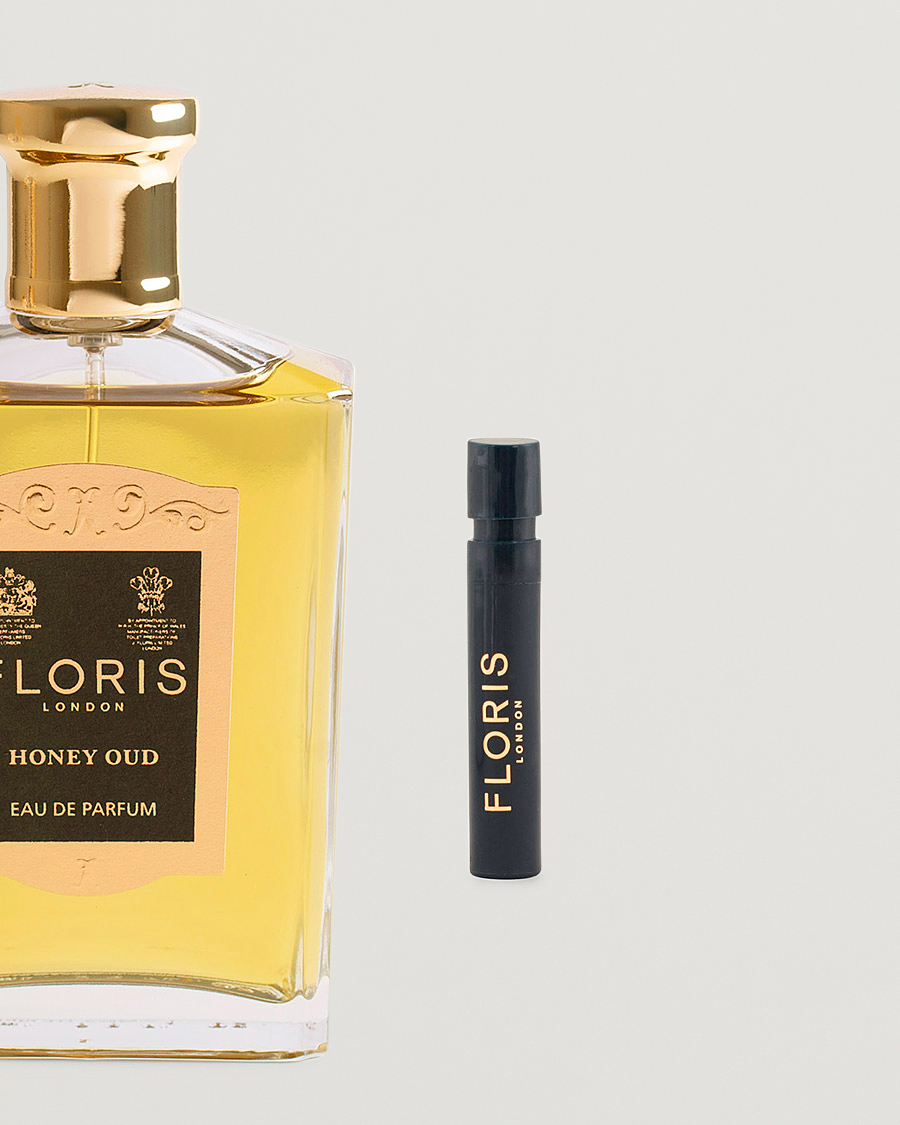Men | Old product images |  | Floris London Honey Oud Eau de Parfum 1,2ml Sample