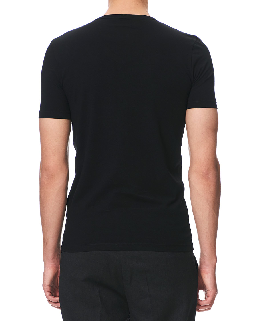 Men | T-Shirts | BOSS BLACK | BOSS 2-Pack V-Neck Slim Fit Tee Black