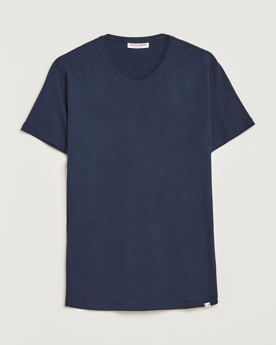 Men | T-Shirts | Orlebar Brown | OB Crew Neck Tee Navy