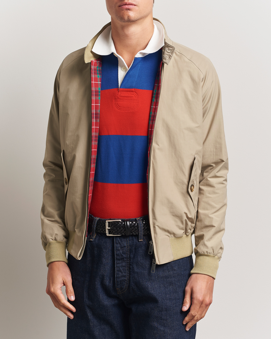 Men | Coats & Jackets | Baracuta | G9 Original Harrington Jacket Natural