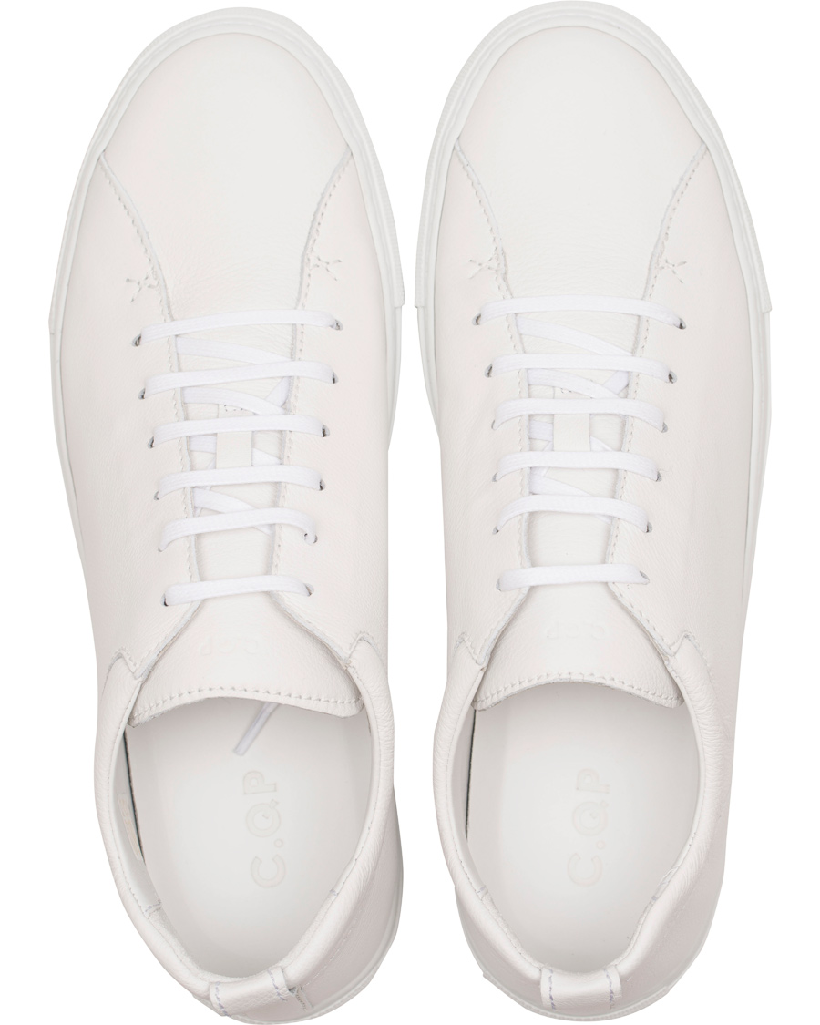 Men | Sneakers | C.QP | Tarmac Sneaker All White Leather