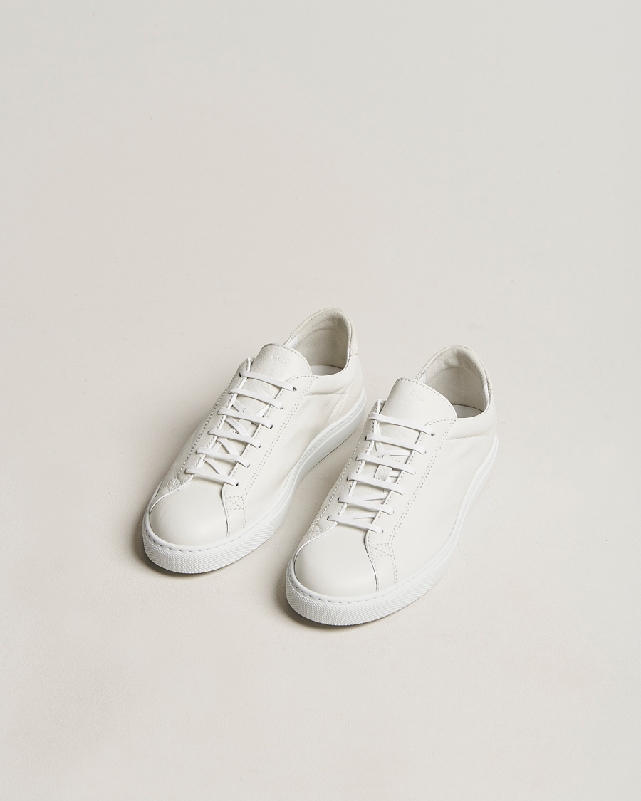Men | The Summer Collection | C.QP | Racquet Sneaker White Leahter