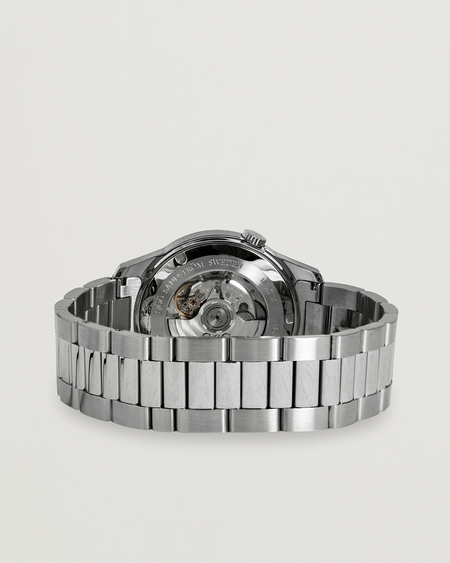 Men | Fine watches | Sjöö Sandström | Royal Steel Classic 41mm Black and Steel