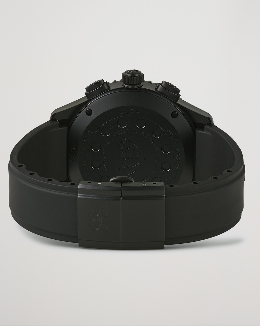 Men | Sjöö Sandström UTC Skydiver 44,2mm Black Night and Black Rubber | Sjöö Sandström | UTC Skydiver 44,2mm Black Night and Black Rubber