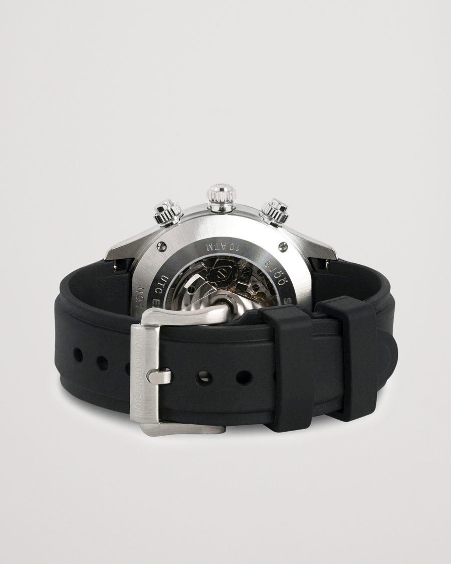 Men | Sjöö Sandström UTC Extreme 44,2mm Silver and Black Rubber | Sjöö Sandström | UTC Extreme 44,2mm Silver and Black Rubber